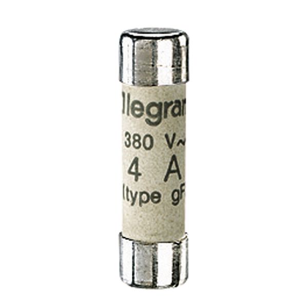 Domestic cartridge fuse - cylindrical type gG 8 x 32 - 4 A - w/o indicator image 2