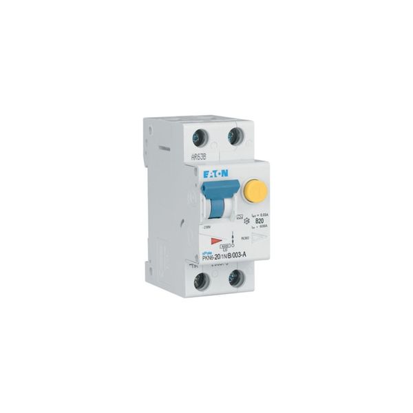 RCD/MCB combination, 20 A, 30 mA, MCB trip characteristic: B, 1p+N, RCD trip characteristic: A image 27