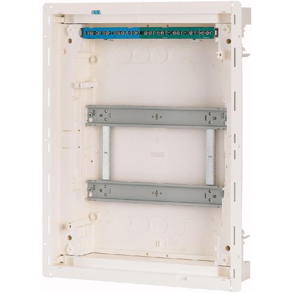 Compact distribution board-flush mounting, 2-rows, super-slim sheet steel door image 11