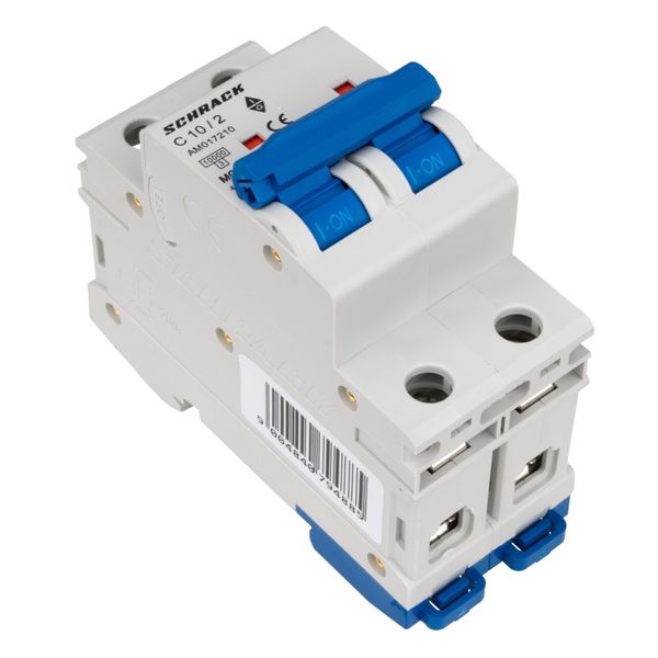 Miniature Circuit Breaker (MCB) AMPARO 10kA, C 10A, 2-pole image 3