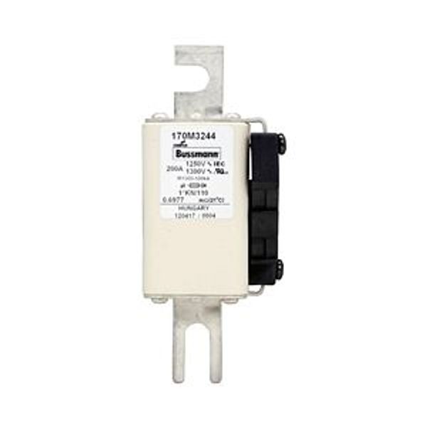 Fuse-link, high speed, 200 A, AC 1250 V, compact size 1, 45 x 58 x 138 mm, aR, DIN, IEC, type K indicator image 4