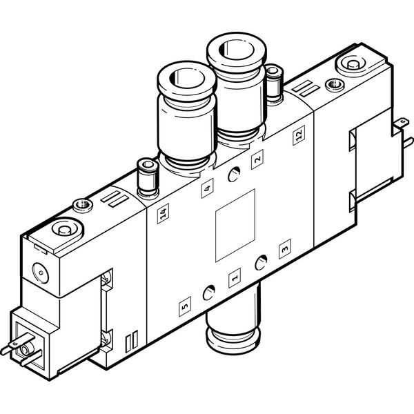 CPE18-M1H-5JS-QS-8 Air solenoid valve image 1