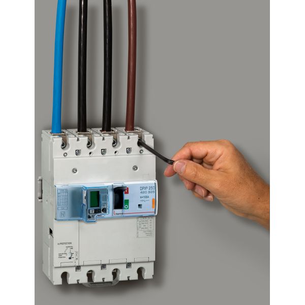 MCCB electronic release + e.l.c.bs - DPX³ 250 - Icu 25 kA - 400 V~ - 4P - 100 A image 2