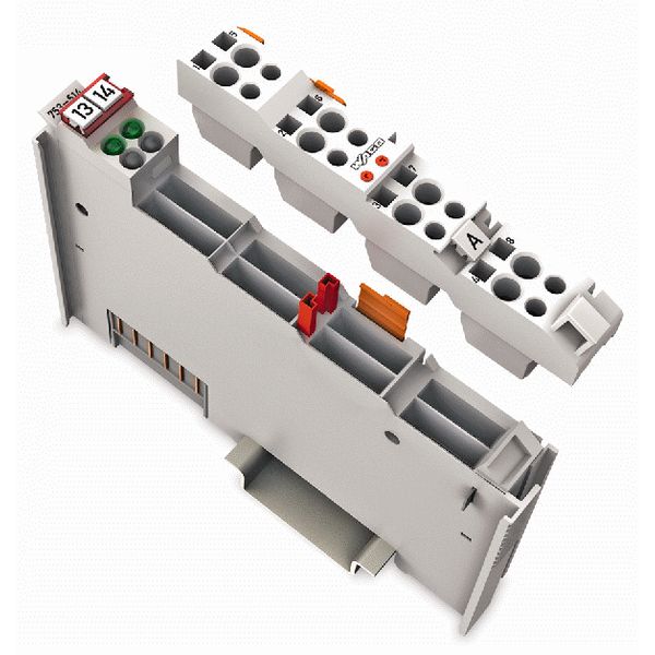 2-channel relay output module AC 125 V, DC 30 V light gray image 2