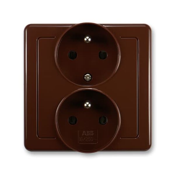 5512G-C02249 H1 Outlet double with pin ; 5512G-C02249 H1 image 1