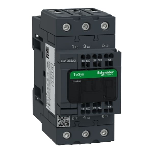 TeSys Deca contactor - 3P(3 NO) - AC-3/AC-3e - = 440 V 65 A - 110 V AC 50/60 Hz coil image 2