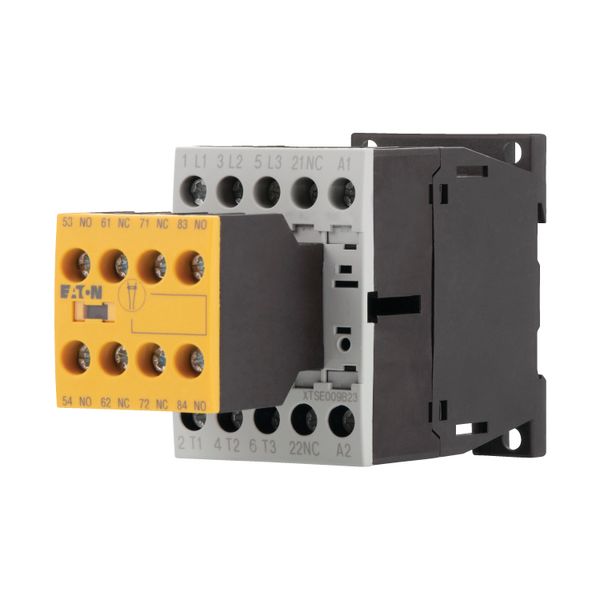 Safety contactor, 380 V 400 V: 4 kW, 2 N/O, 3 NC, 230 V 50 Hz, 240 V 60 Hz, AC operation, Screw terminals, with mirror contact. image 5