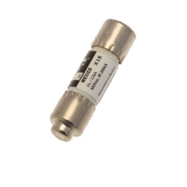 Fuse-link, LV, 2.5 A, AC 600 V, 10 x 38 mm, CC, UL, fast acting, rejection-type image 12