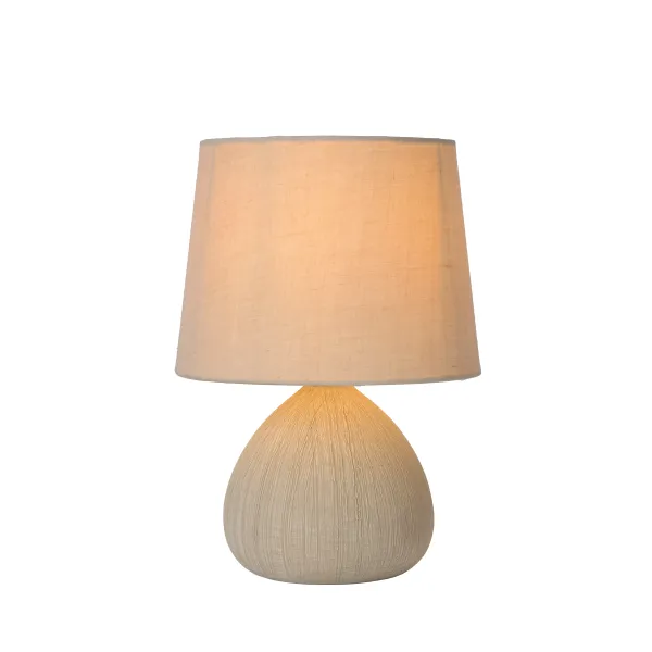 RAMZI Table Lamp E14 H26cm Cream image 1