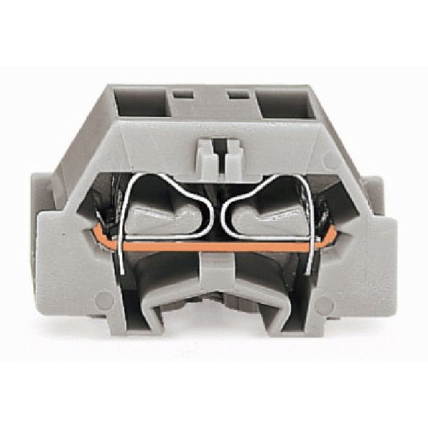 Space-saving, 4-conductor end terminal block without push-buttons suit image 1
