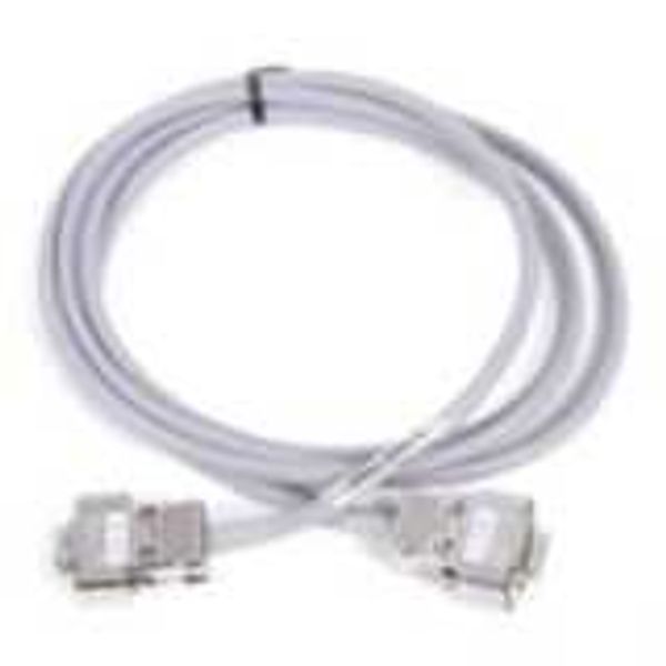 Cable, RS-232C, for programming PLC or HMI 9-pin port from PC 9-pin po image 1