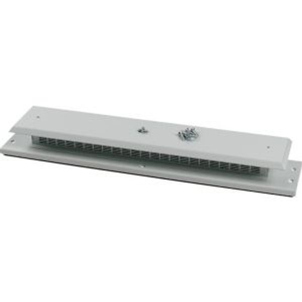 Top plate for OpenFrame, ventilated, W=425mm, IP31, grey image 4