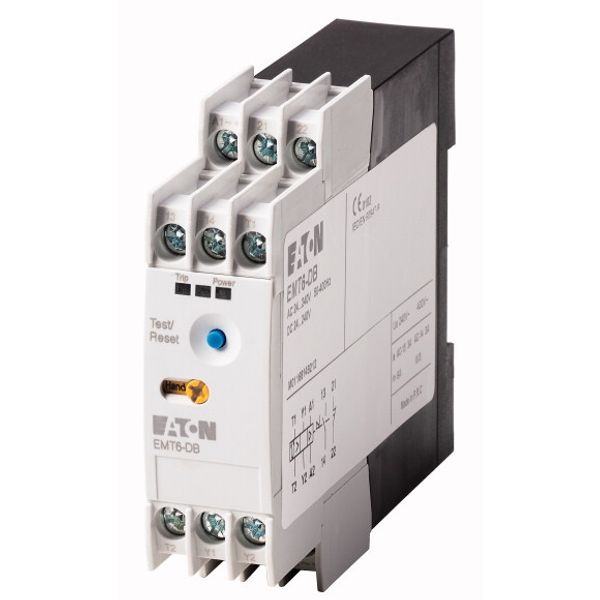 Thermistor overload relay for machine protection, 24-240V50/60HZ/DC image 1