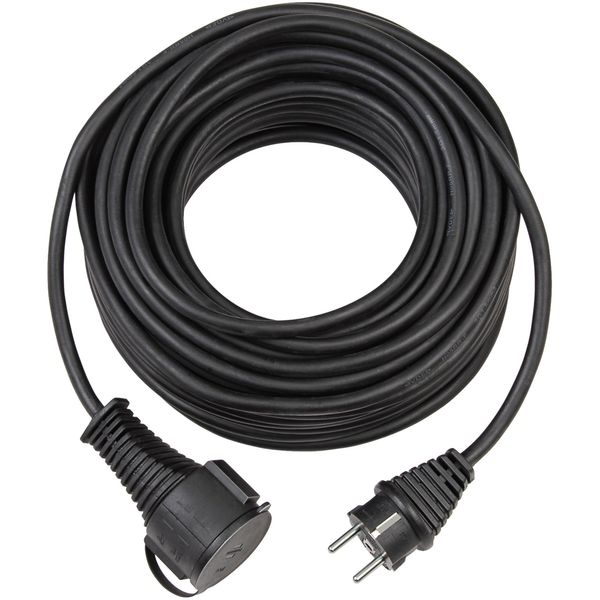 Extension cable for building site IP44 25m black H07RN-F 3G2,5 *FR* image 1