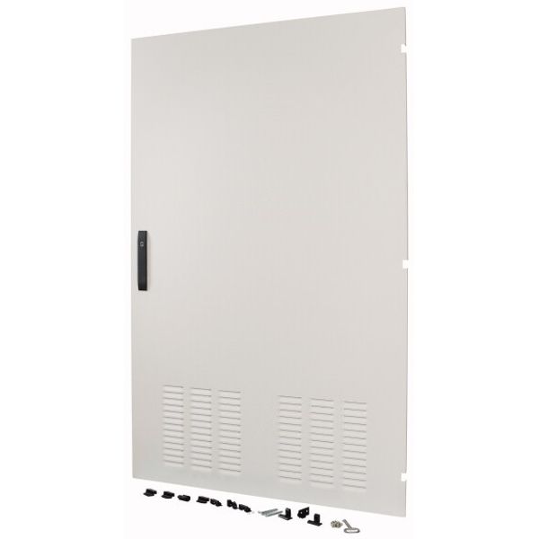 Section wide door, ventilated, right, HxW=1625x995mm, IP42, grey image 1