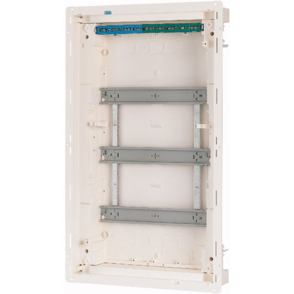 Hollow wall compact distribution board, 3-rows, flush sheet steel door image 10