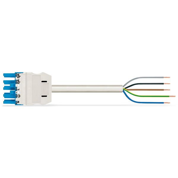 pre-assembled connecting cable Cca Socket/open-ended blue image 5