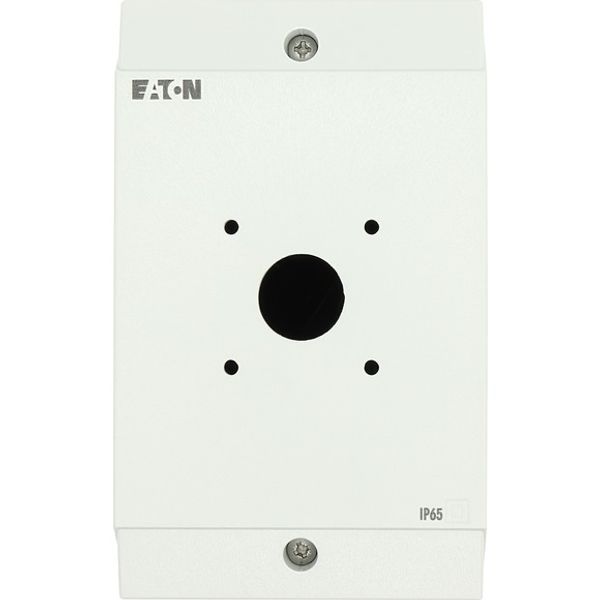 Insulated enclosure CI-K2H, H x W x D = 181 x 100 x 80 mm, for T0-2, hard knockout version, with mounting plate screen image 4