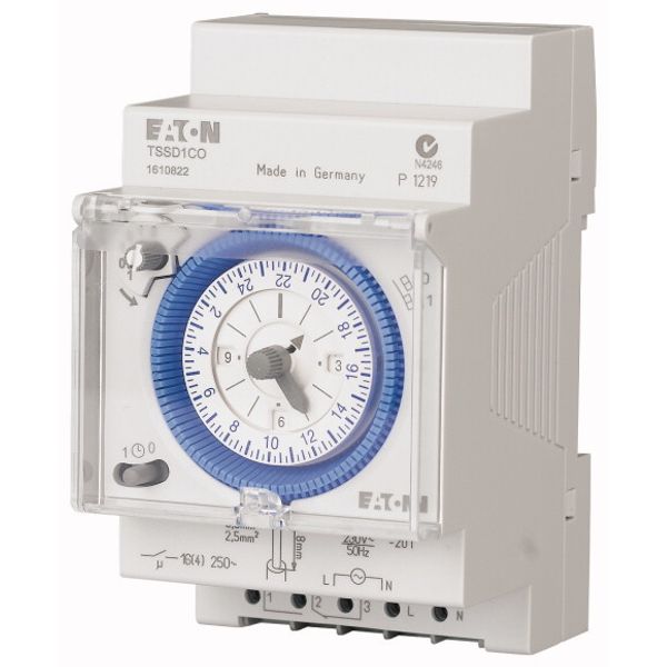 Series connection time switch 24 hrs., segments, 3 TLE image 1