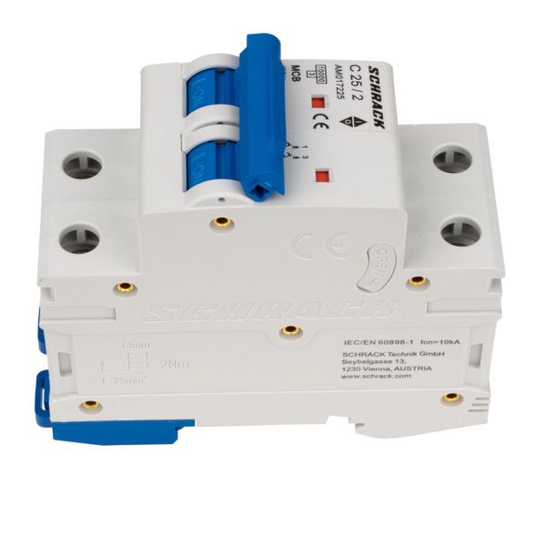 Miniature Circuit Breaker (MCB) AMPARO 10kA, C 25A, 2-pole image 4