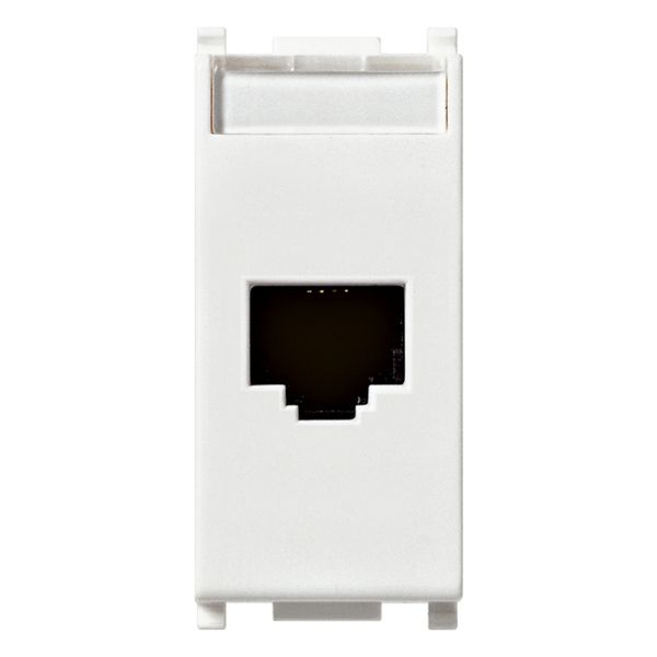 RJ45 Cat6 Netsafe FTP outlet white image 1