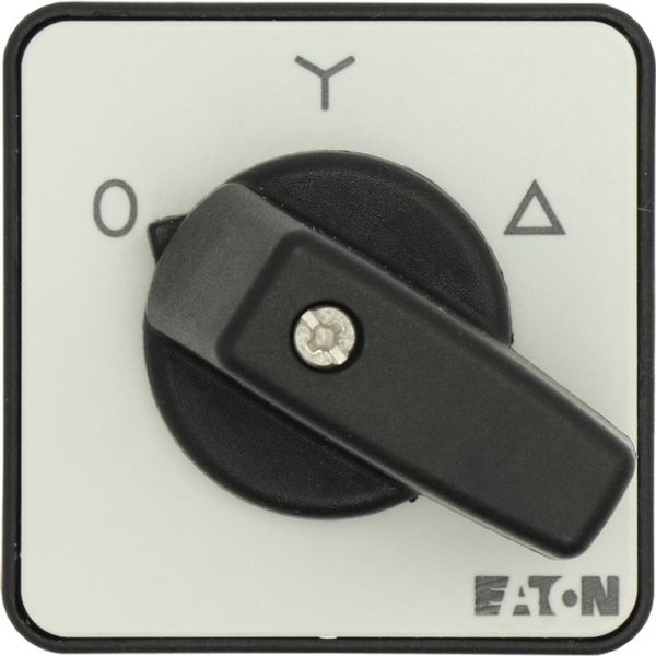 Star-delta switches, T0, 20 A, flush mounting, 4 contact unit(s), Contacts: 8, 60 °, maintained, With 0 (Off) position, 0-Y-D, Design number 8410 image 3