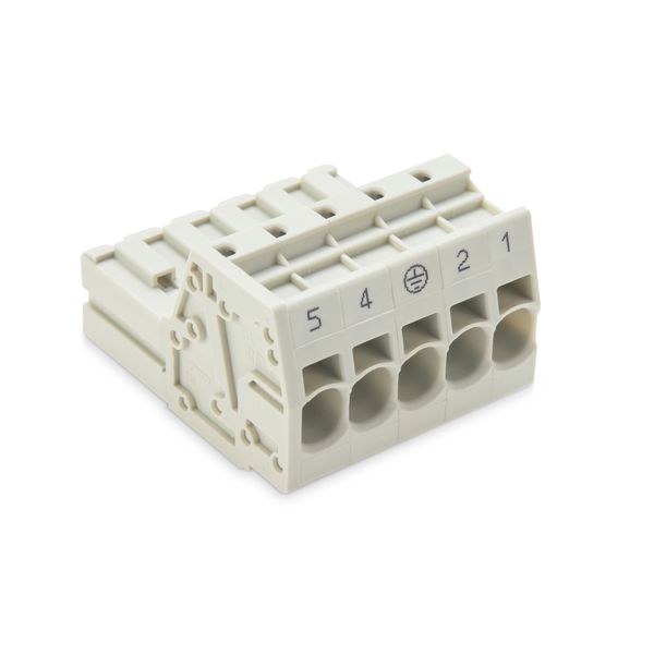 831-3205/000-9032 1-conductor male connector; Push-in CAGE CLAMP®; 10 mm² image 1