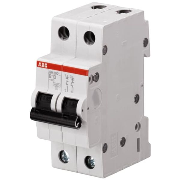 SH202L-B13 Miniature Circuit Breaker - 2P - B - 13 A image 2