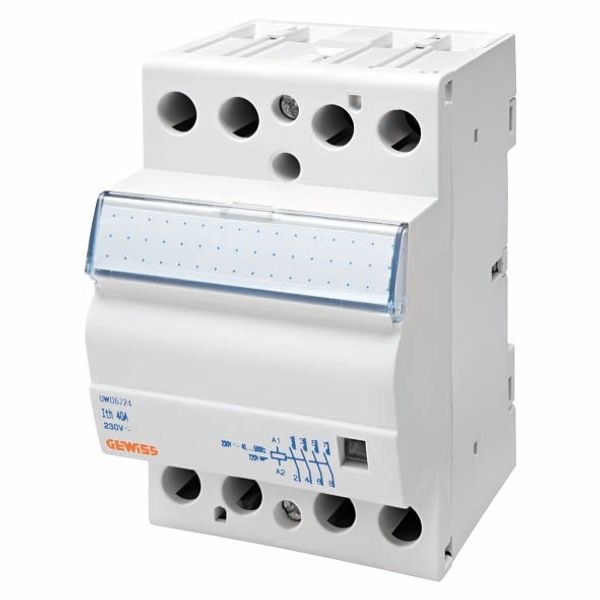 CONTACTOR CTR - 40A 2NO 230V - 3 MODULES image 1