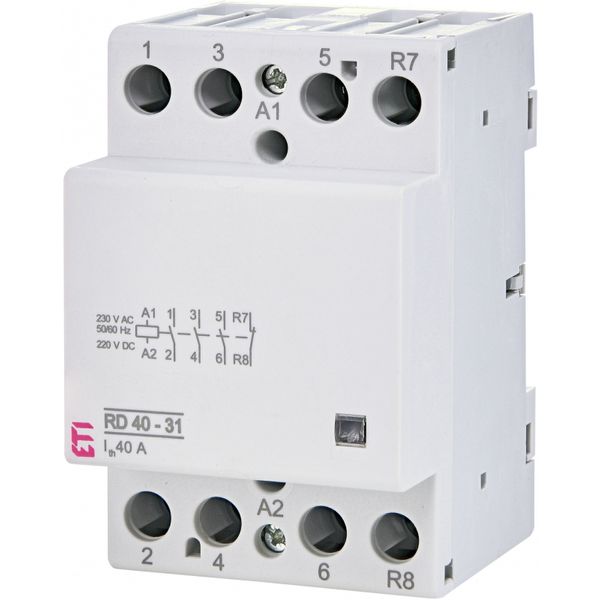 Modular contactor, RD 40-31-230V AC/DC image 1