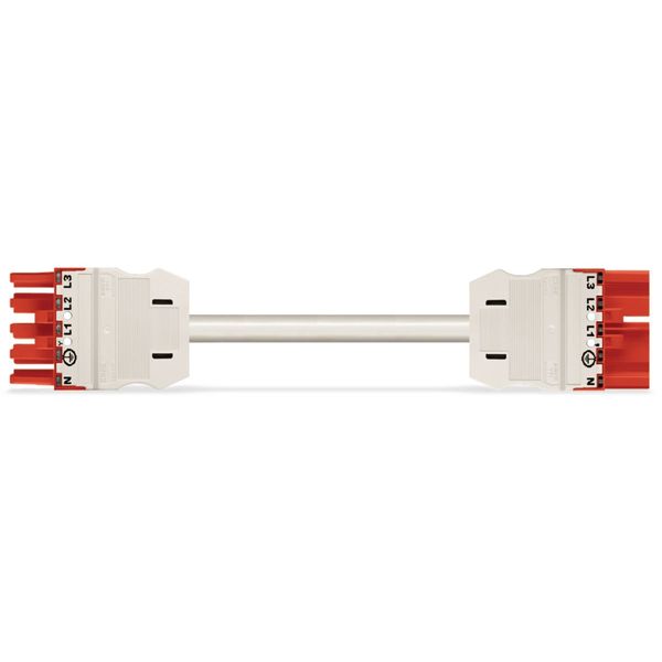 pre-assembled interconnecting cable Eca Socket/plug red image 2