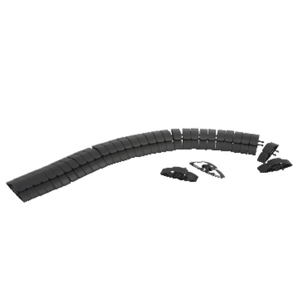 Floor cable feeder - Black image 2