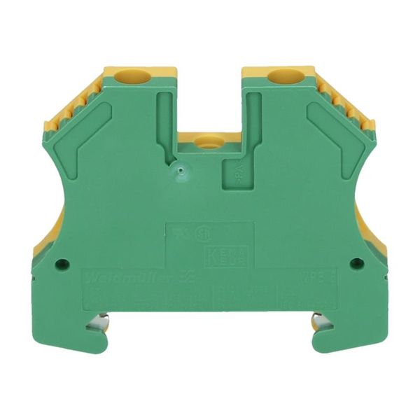 PE terminal WPE 6, Screw connection, 6 mm², Green/yellow, Weidmuller image 3