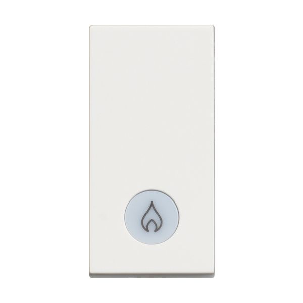 CLASSIA - 1way switch ill. heater symbol wh image 1