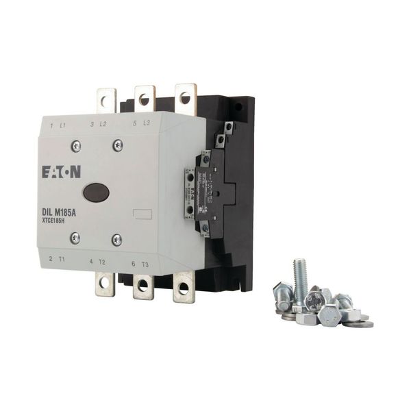 Contactor, 380 V 400 V 90 kW, 2 N/O, 2 NC, RDC 130: 110 - 130 V DC, DC operation, Screw connection image 18