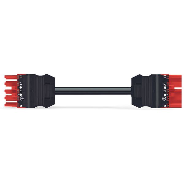 pre-assembled interconnecting cable Eca Socket/plug red image 2