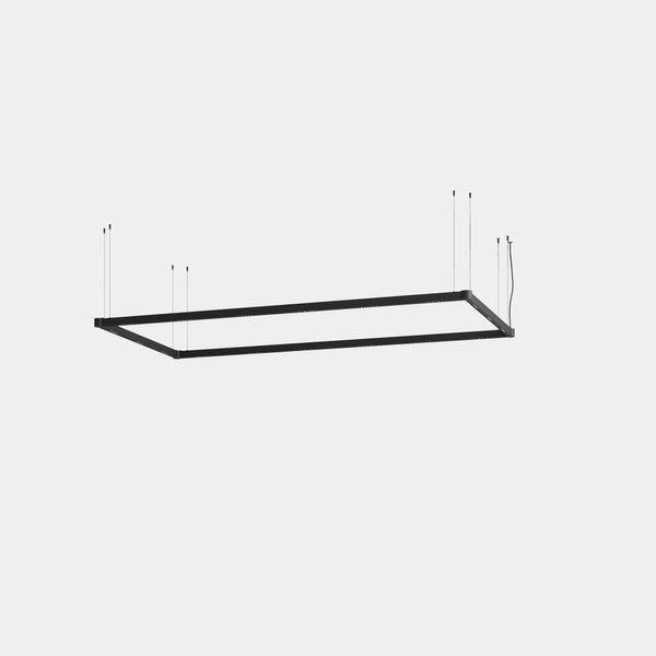 Lineal lighting system Apex Rectangular Pendant 1125mm x 2140mm 117W LED neutral-white 4000K CRI 90 ON-OFF Black IP20 9378lm image 1