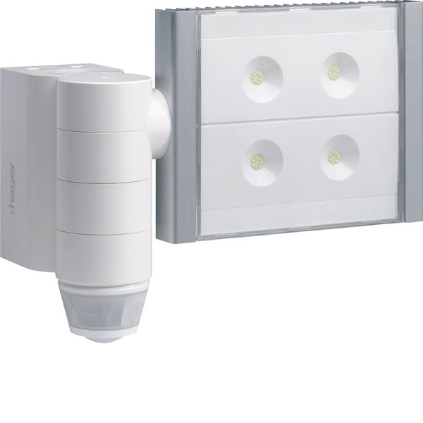 LED Floodlight with PIR 220/360 - White image 1