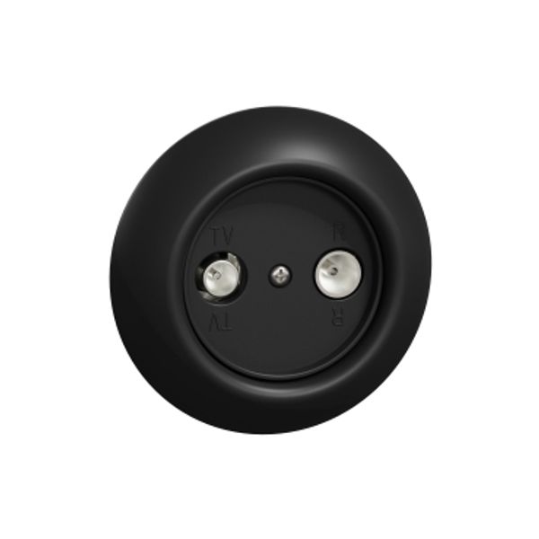 Renova - TV/R socket - end-of-line (terminal socket) - black image 3