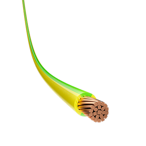 Wire H05V-K 0.75 yellow-green image 1