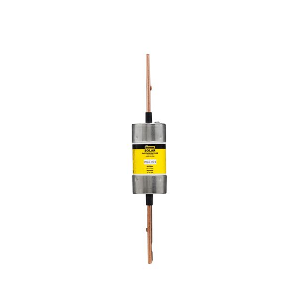 Fast-Acting Fuse, Current limiting, 125A, 600 Vac, 600 Vdc, 200 kAIC (RMS Symmetrical UL), 10 kAIC (DC) interrupt rating, RK5 class, Blade end X blade end connection, 1.84 in diameter image 1