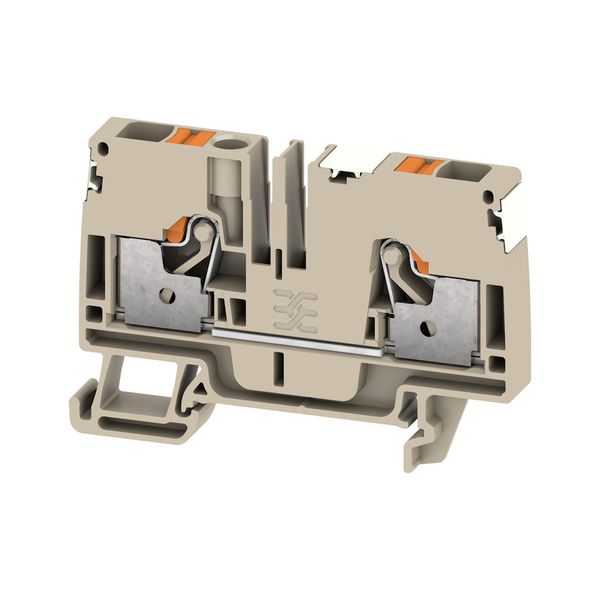 Feed-through terminal block, PUSH IN, 6 mm², 800 V, 41 A, Number of co image 1
