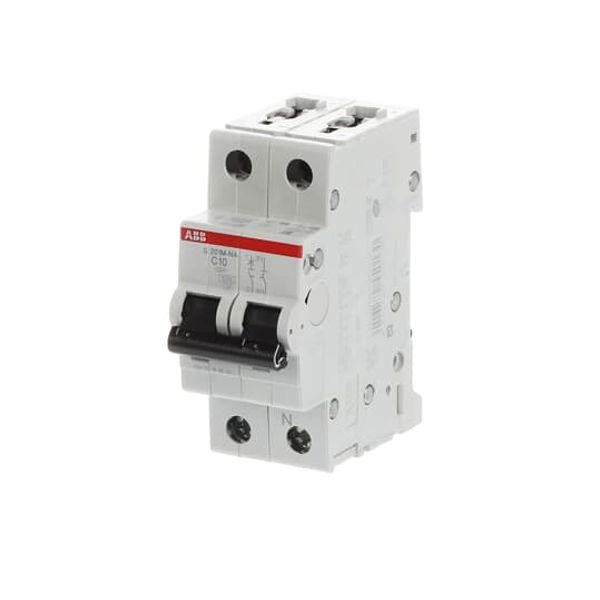 S201M-B10NA Miniature Circuit Breaker - 1+NP - B - 10 A image 2