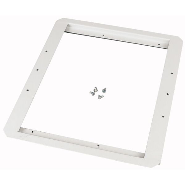 Add-on frame, for protective cover, IZMX40, grey image 1