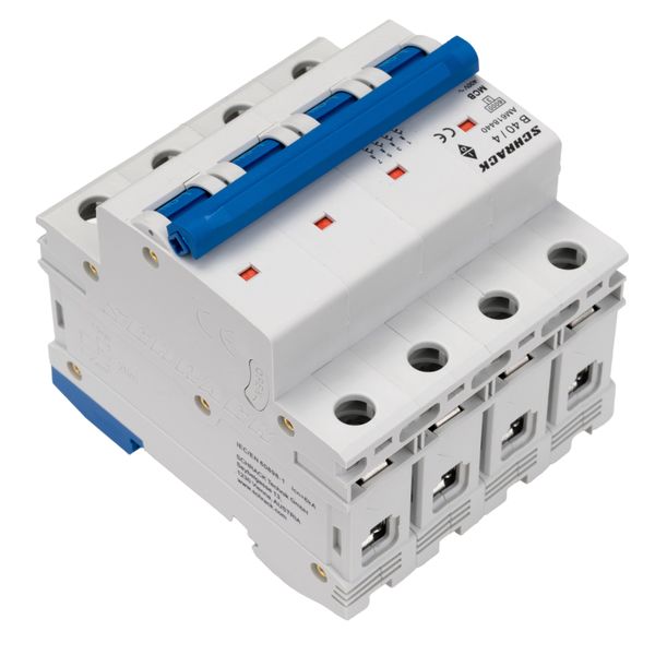 Miniature Circuit Breaker (MCB) AMPARO 6kA, B 40A, 4-pole image 3