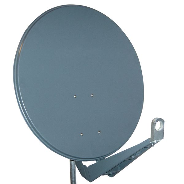 SAT Antenna 100/95cm,Alu,>40dB,double monobloc feed-arm,anth image 3