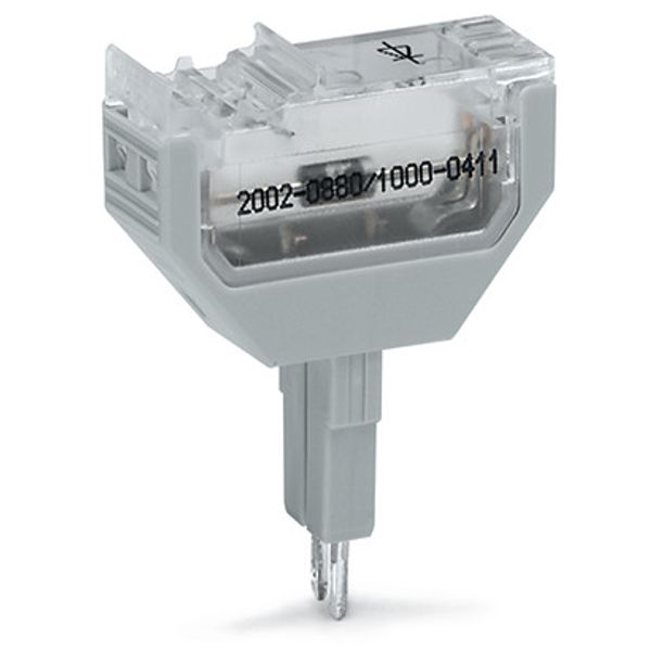 Component plug 2-pole with diode 1N4007 gray image 2