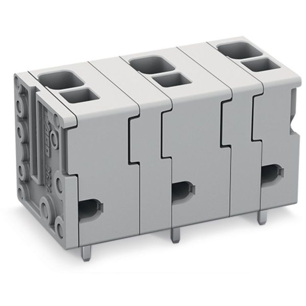 PCB terminal block 4 mm² Pin spacing 11.5 mm gray image 4