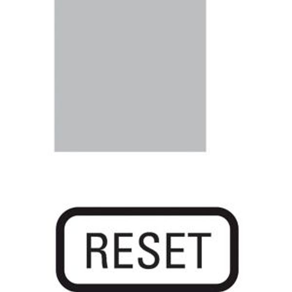 Insert label, transparent, RESET image 4