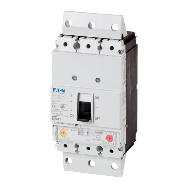 Circuit-breaker, 3p, 125A, plug-in module image 2